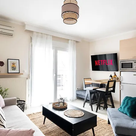 Pomegranate Luxury Penthouse Maisonette With Beautiful Terrace & Free Parking By Binobi ! Thessaloniki